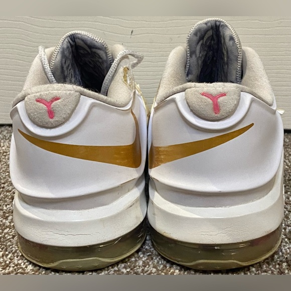 Nike KD 7 PRM Aunt Pearl 706858-176 Mens Size 8 Womens Size 9.5 Breast Cancer - Picture 7 of 8
